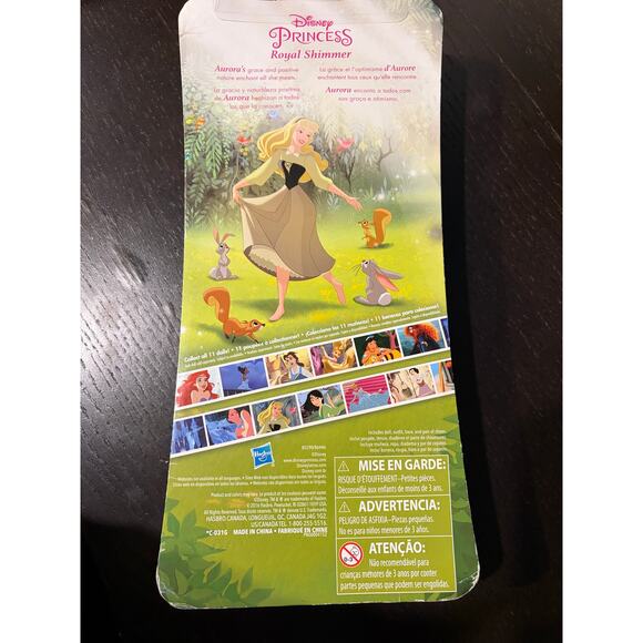 Disney Princess Sleeping Beauty Aurora Royal Shimmer Hasbro Doll NIB (Box damage - Picture 2 of 8